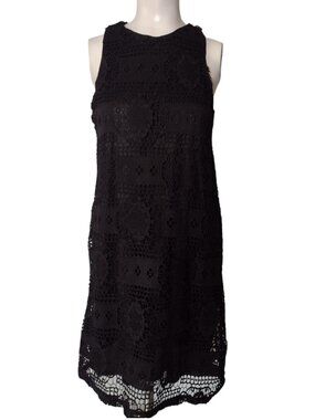 NWT Francescas Mi Ami Crotchet Lace Overlay Dress S L Dark Romantic Whimsigoth
